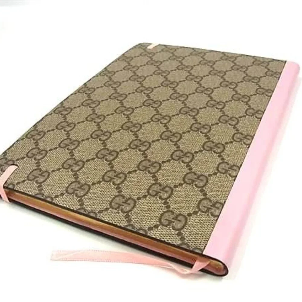 Gucci Disney Collaboration Daisy GG Pattern Notebook Notepad Stationery